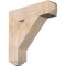 Ekena Millwork Traditional Craftsman Smooth Bracket, Douglas Fir, 5 1/2"W x 24"D x 24"H BKT06X24X24TRA04SDF - alternate 1
